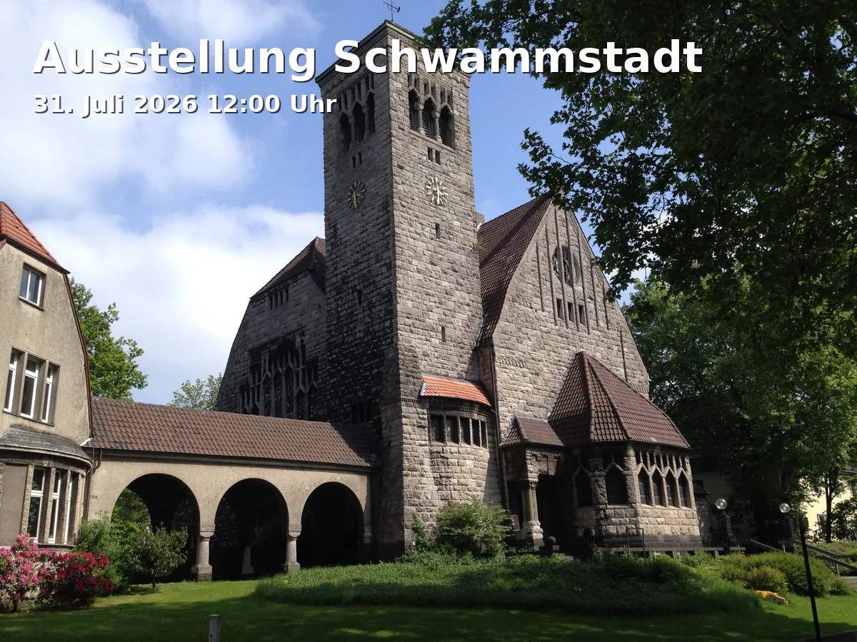 Event: Ausstellung Schwammstadt in Nachhaltigkeitszentrale, Kortumstraße 93, 44787 Bochum on 31. Juli 2026