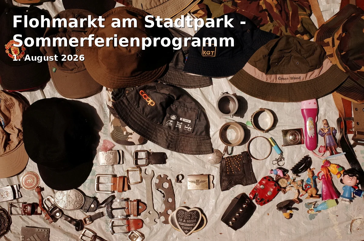 Event: Flea Market at the City Park - Summer Vacation Program in Stadtpark, gegenüber Kulturzentrum Traunstein, Traunstein on 1. August 2026