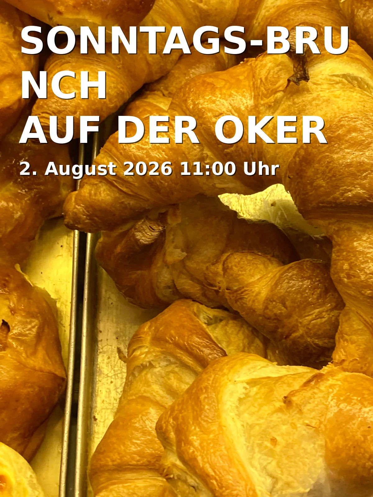 Event: SUNDAY BRUNCH ON THE OKER in Anleger OkerTour, John-F.-Kennedy-Platz/Kurt-Schumacher-Str. 26a (direkt an der Brücke), 38102, Braunschweig on 2. August 2026