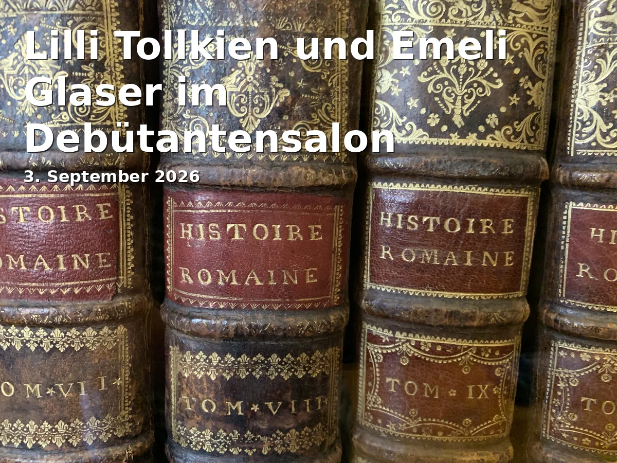 Event: Lilli Tollkien und Emeli Glaser im Debütantensalon