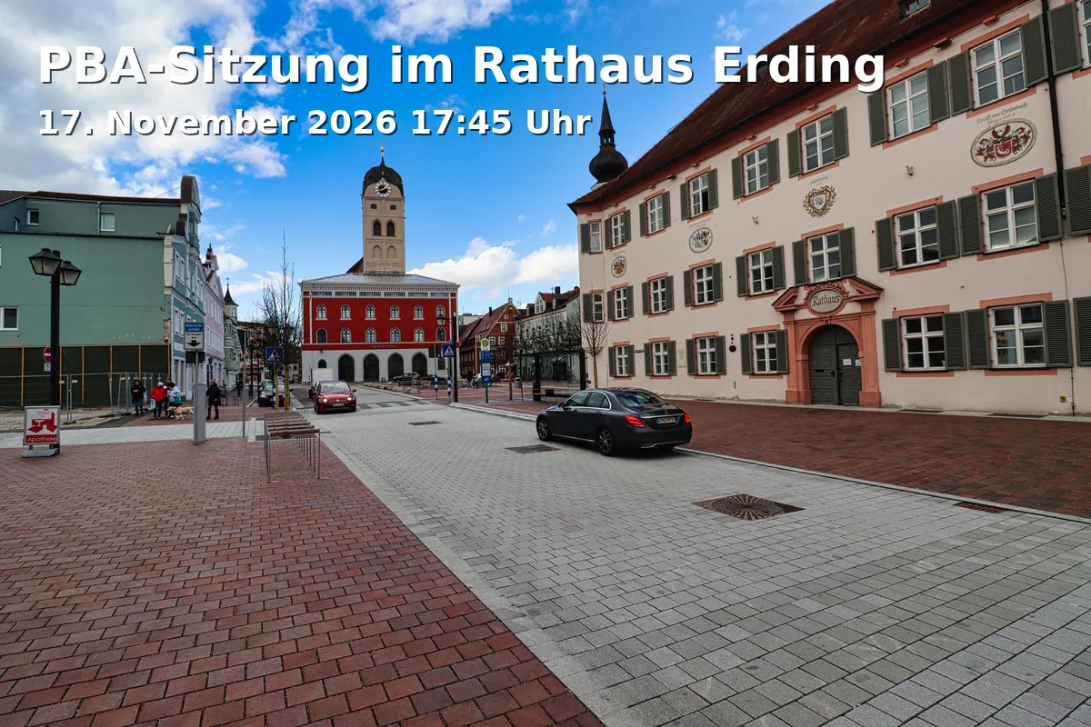 PBA Meeting at Erding Town Hall