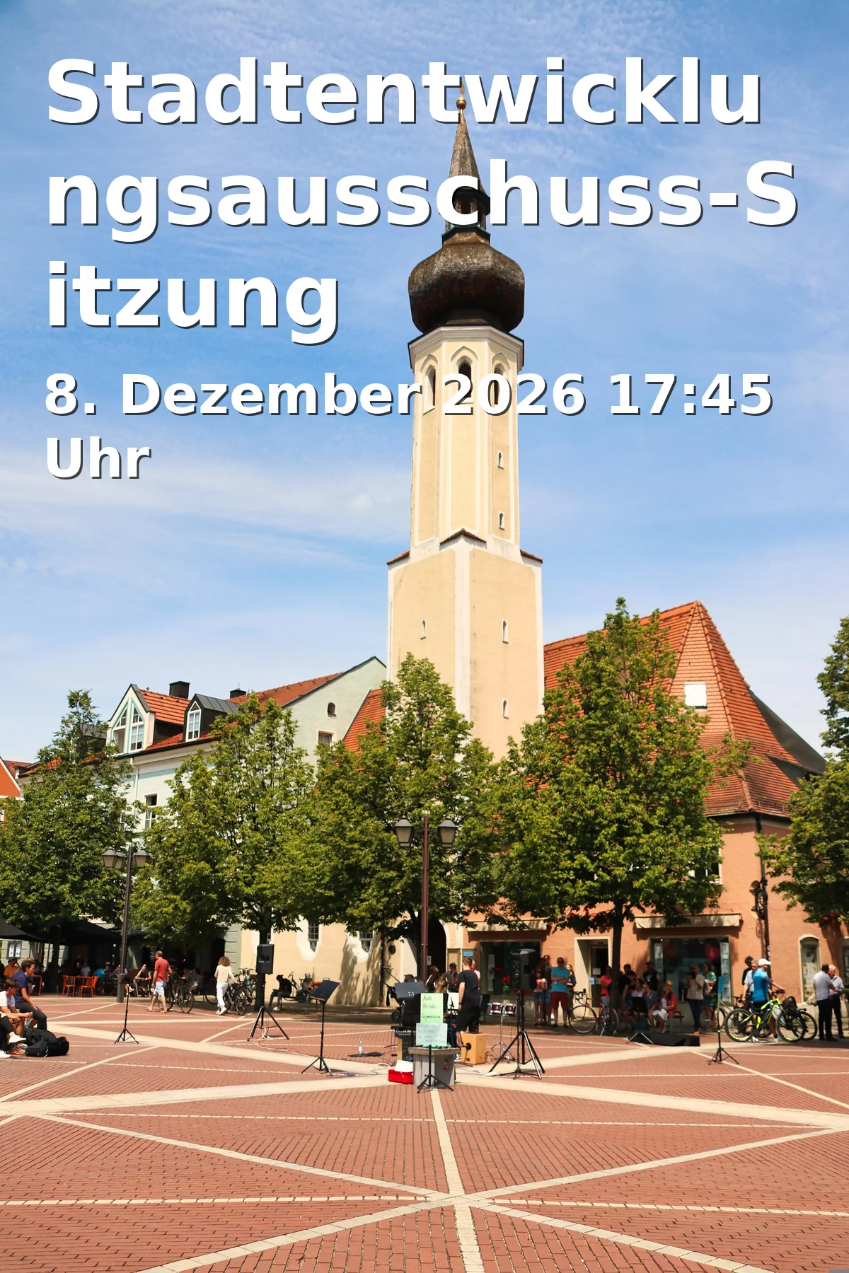 Event: City Development Committee Meeting at Erding Town Hall in Ort: Rathaus, Sitzungssaal on 8. December 2026