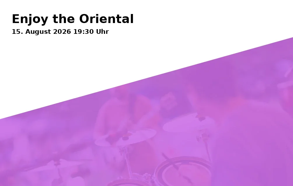 Event: Enjoy the Oriental in Soziokulturelles Zentrum Stapeltor, Stapeltor 6, 47051 Duisburg on 15. August 2026