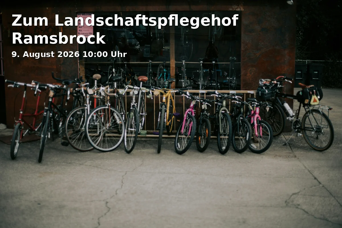 Event: To the Landscape Conservation Farm Ramsbrock in Bielefeld-Brackwede on 9. August 2026