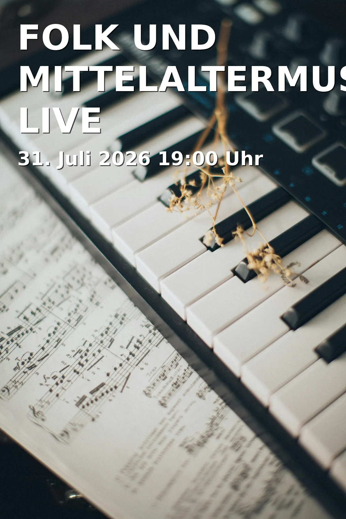 Event: FOLK AND MEDIEVAL MUSIC LIVE in Yvonne's Kiosk & Eventcafe, Rudolfstraße 13, 38114 Braunschweig on 31. July 2026