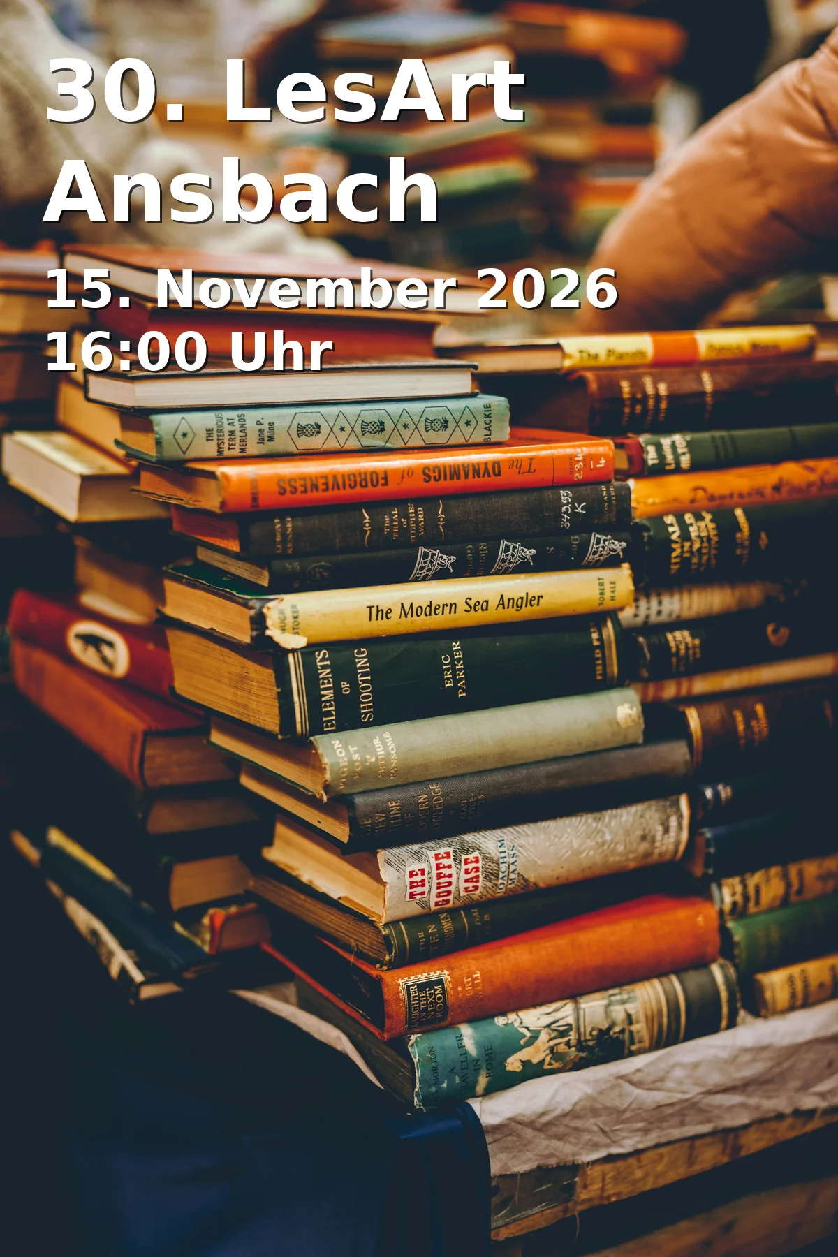 Event: 30. LesArt Ansbach in Reitbahn 3, 91522 Ansbach on 15. November 2026