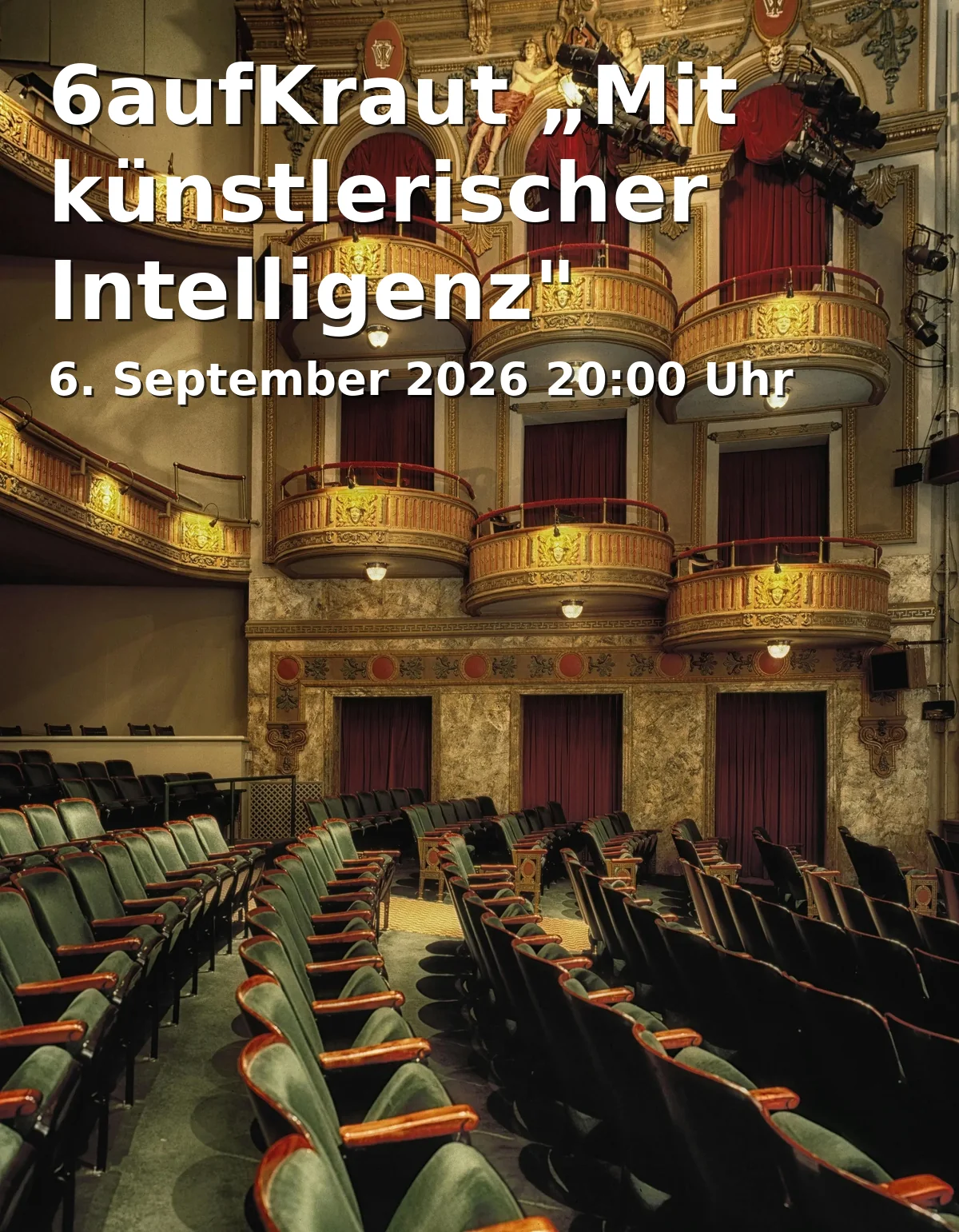 Event: 6aufKraut "With Artistic Intelligence" in Kofferfabrik, Lange Str. 81, 90762 Fürth on 6. September 2026