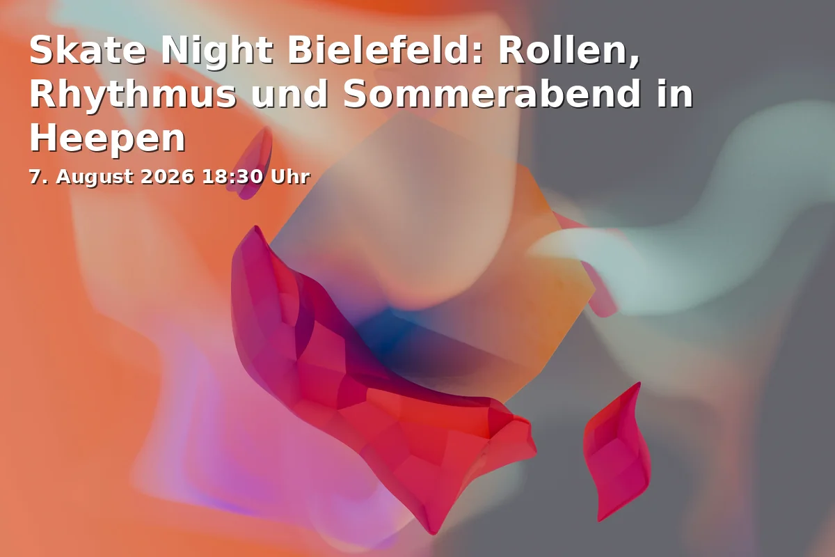 Event: Skate Night Bielefeld: Rollen, Rhythmus und Sommerabend in Heepen in Speedskating-Ring, Lübrasser Weg 31, 33719 Bielefeld on 7. August 2026