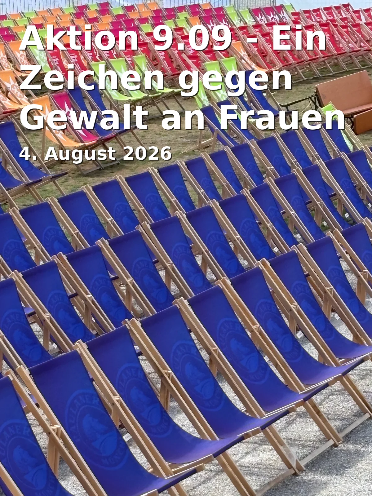 Event: Action 9.09 - A Sign Against Violence Against Women in Innenhof der Franziska-Hager-Mittelschule , Franziska-Hager-Straße 1, Prien a. Chiemsee on 4. August 2026