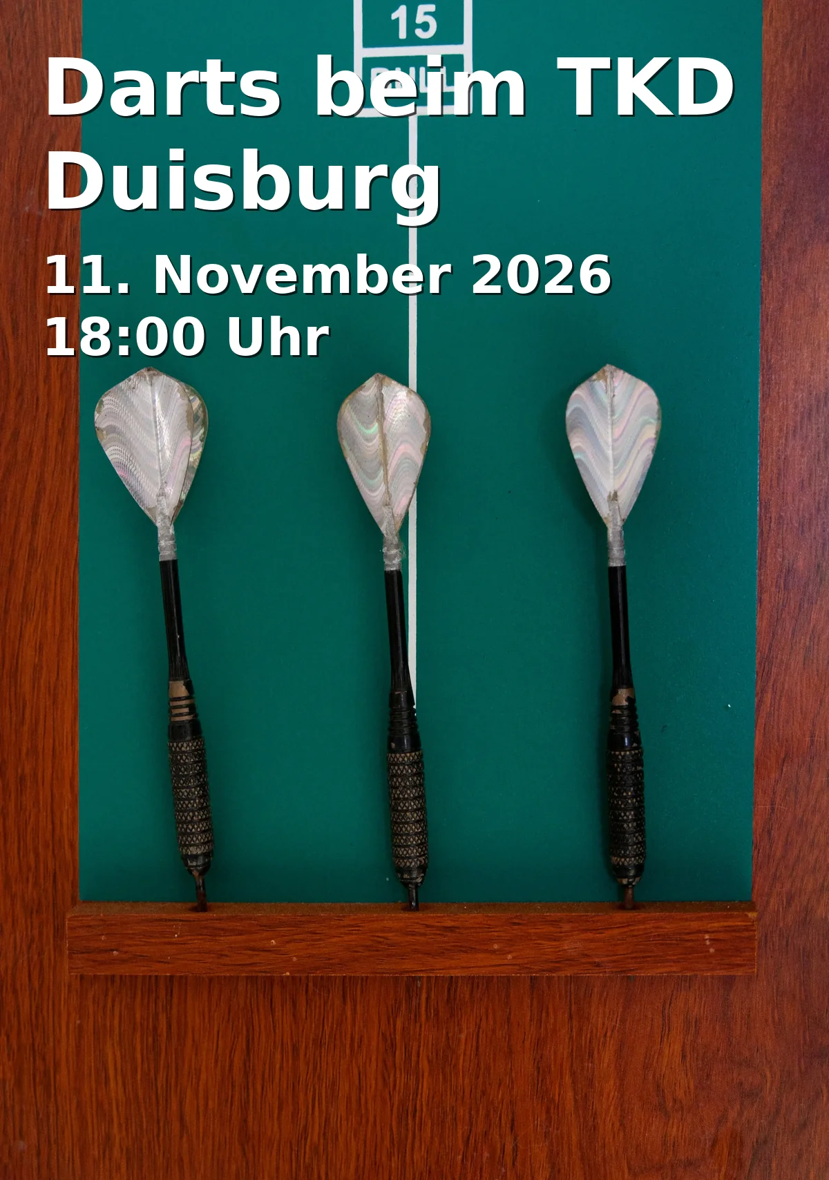 Event: Darts beim TKD Duisburg