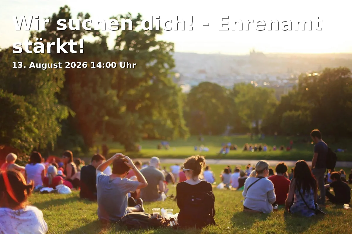 Event: We are looking for you! - Volunteering strengthens! in Quartiersladen Schalke, Liboriusstraße 63a, Gelsenkirchen on 13. August 2026