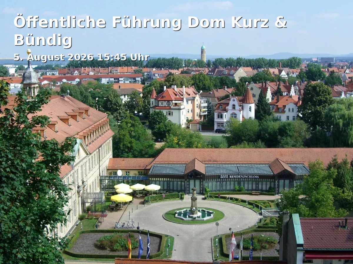 Event: Öffentliche Führung Dom Kurz & Bündig in Bamberger Dom, Domplatz 5, 96049 Bamberg on 5. August 2026