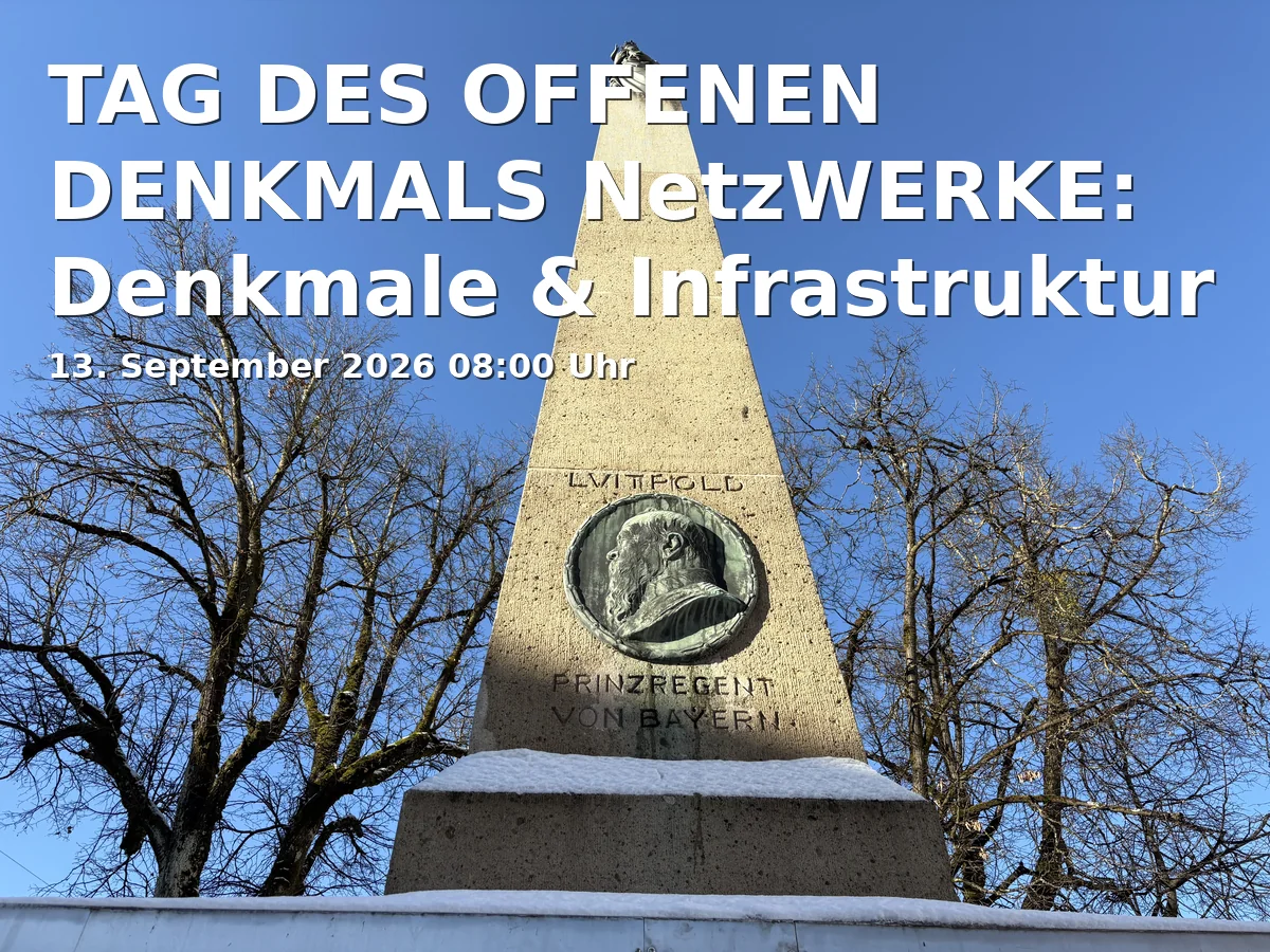 Event: DAY OF OPEN MONUMENTS Networks: Monuments & Infrastructure in Schloss Schwerin, Lennéstraße 1, 19053 Schwerin on 13. September 2026