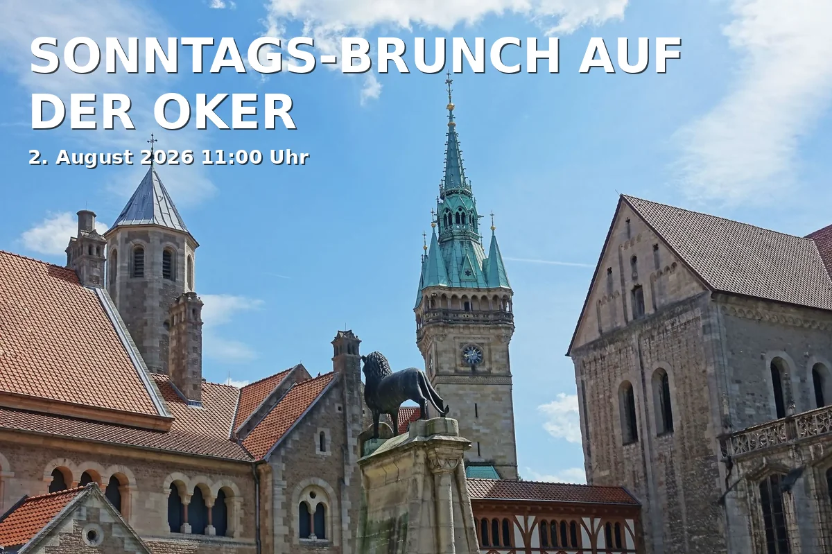 Event: SONNTAGS-BRUNCH AUF DER OKER in Anleger OkerTour, John-F.-Kennedy-Platz/Kurt-Schumacher-Str. 26a (direkt an der Brücke), 38102, Braunschweig on 2. August 2026