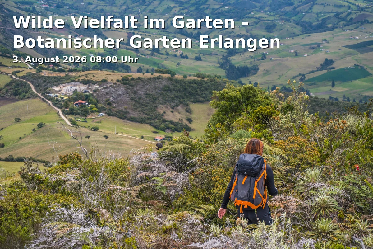 Event: Wilde Vielfalt im Garten – Botanischer Garten Erlangen in Botanischer Garten, Loschgestr. 1, 91054 Erlangen on 3. August 2026
