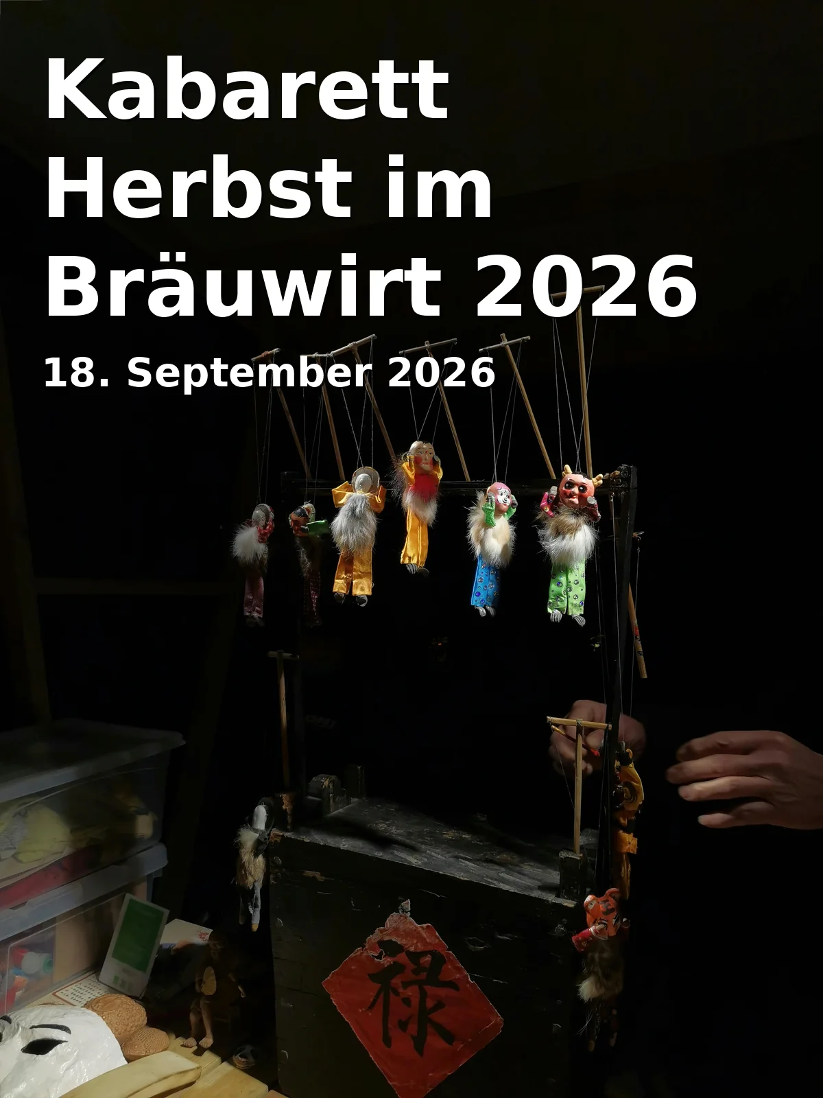 Event: Cabaret Autumn at Bräuwirt 2026 in Bräuwirt, Unterer Markt 9, 92637 Weiden on 18. September 2026