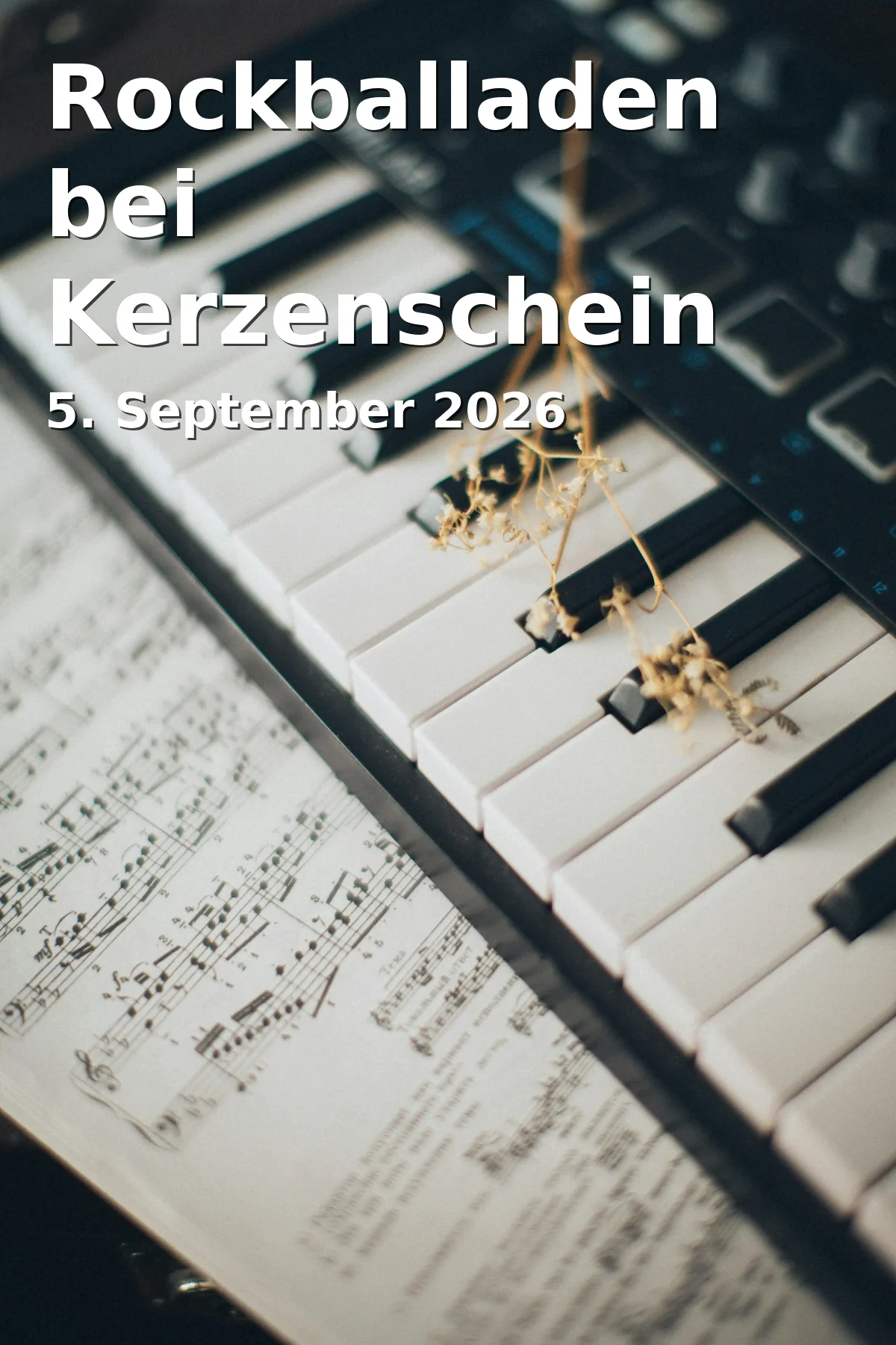 Event: Rock Ballads by Candlelight in MarinaForum Regensburg, Johanna-Dachs-Straße 46, 93055 Regensburg on 5. September 2026