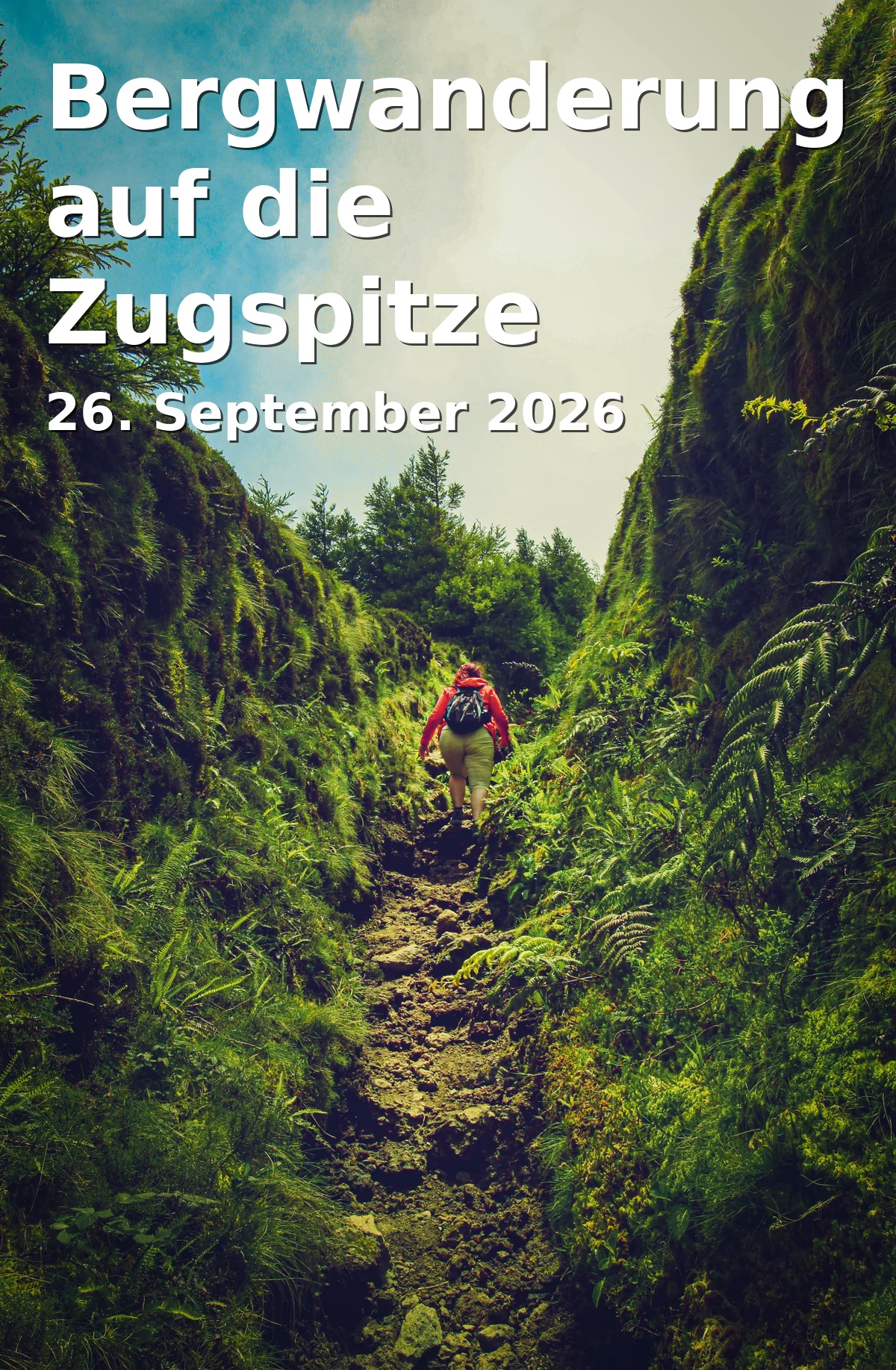 Event: Mountain hike to the Zugspitze in Zugspitze, Garmisch-Partenkirchen, Bayern on 26. September 2026