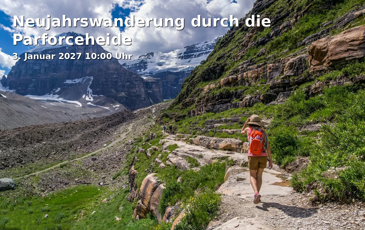 Event: New Year's Hike through Parforceheide in Jagdhausstraße 32, 14480 Potsdam on 3. January 2027