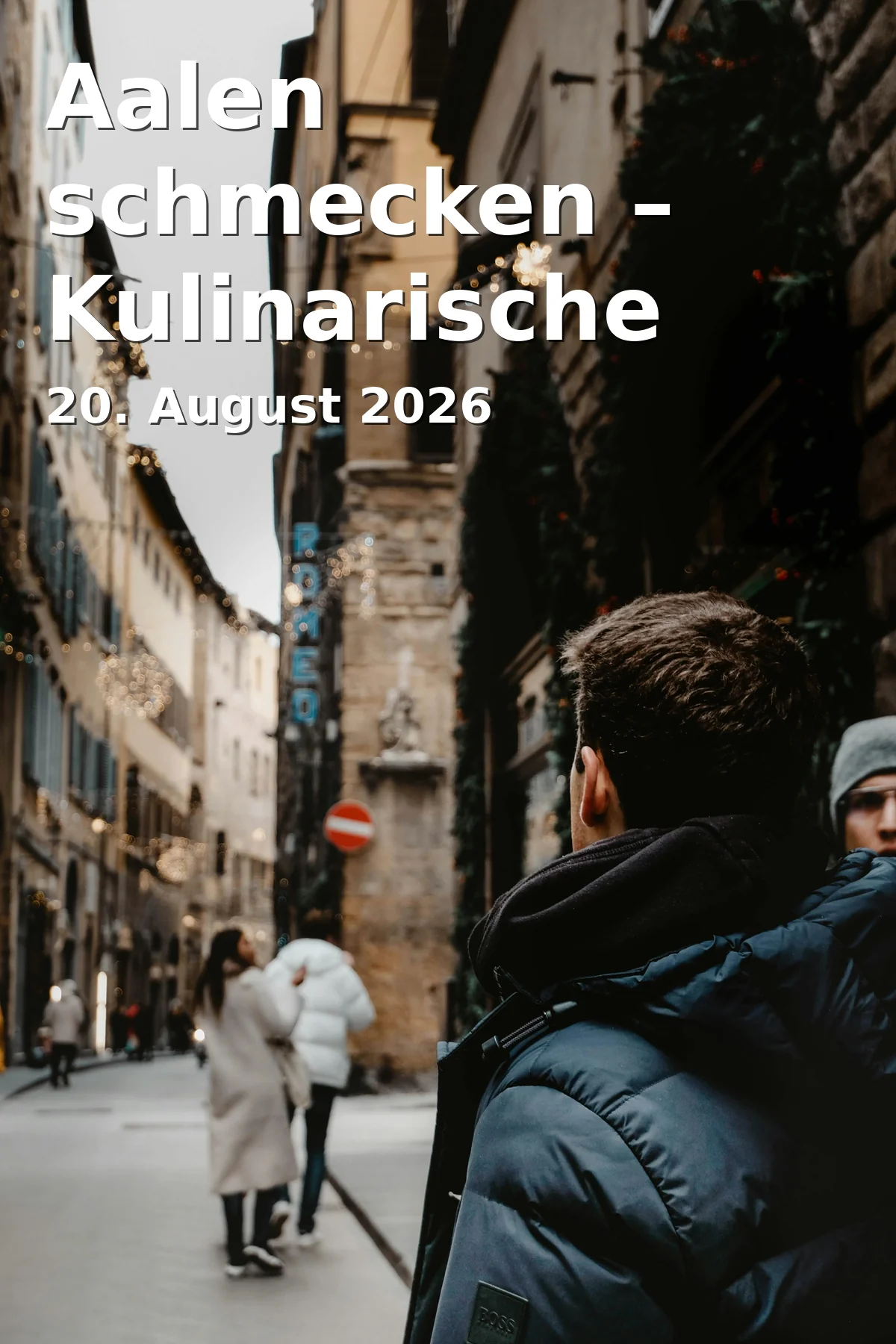 Event: Aalen schmecken – Kulinarische Stadtführung in Innenstadt Aalen, Marktplatz 1, 73430 Aalen on 20. August 2026