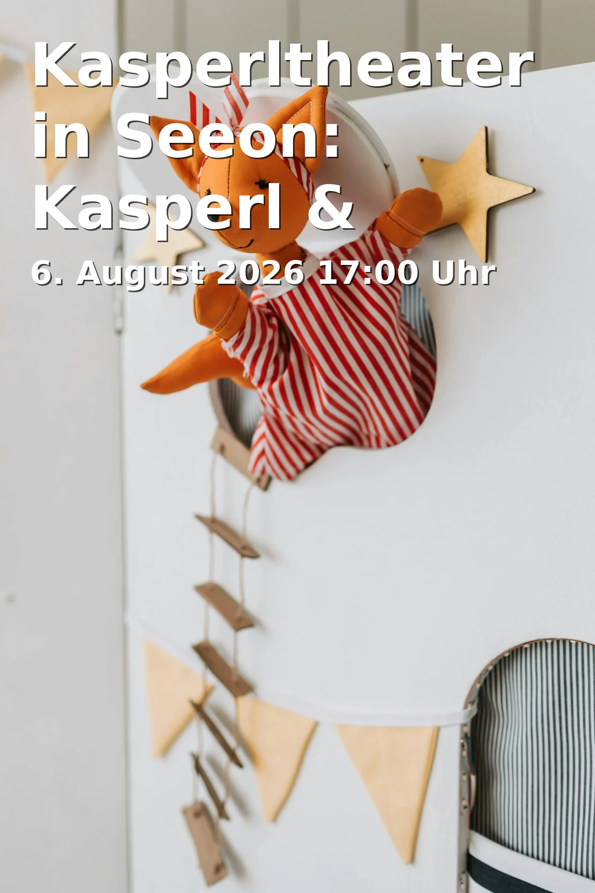 Event: Kasperl Theater in Seeon: Kasperl & Mucki at the Fire Department in Grundschule Seeon, Sportplatz 4, 83370 Seeon on 6. August 2026