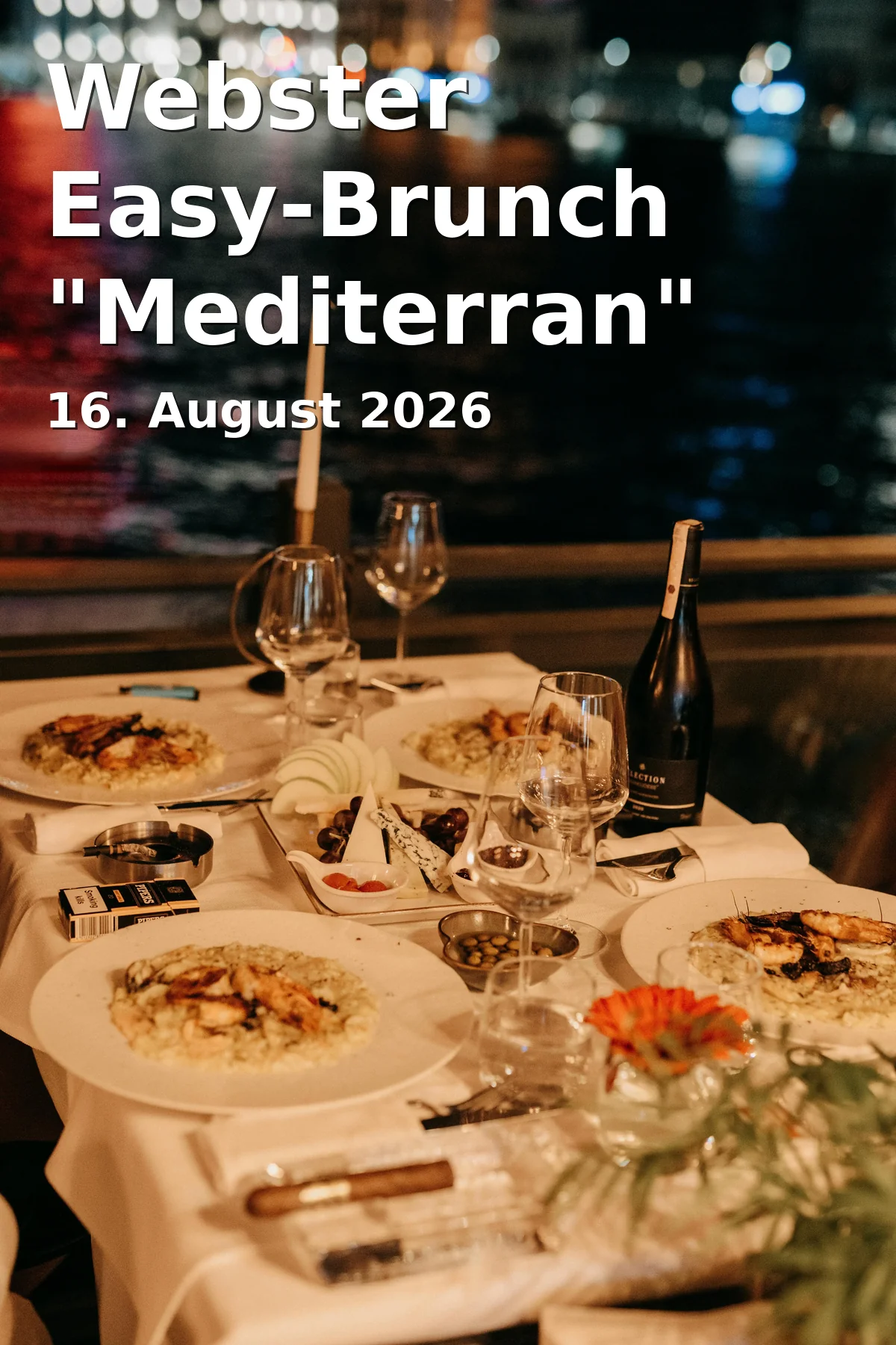 Event: Webster Easy-Brunch "Mediterran" in Webster Brauhaus, Dellplatz 14 on 16. August 2026