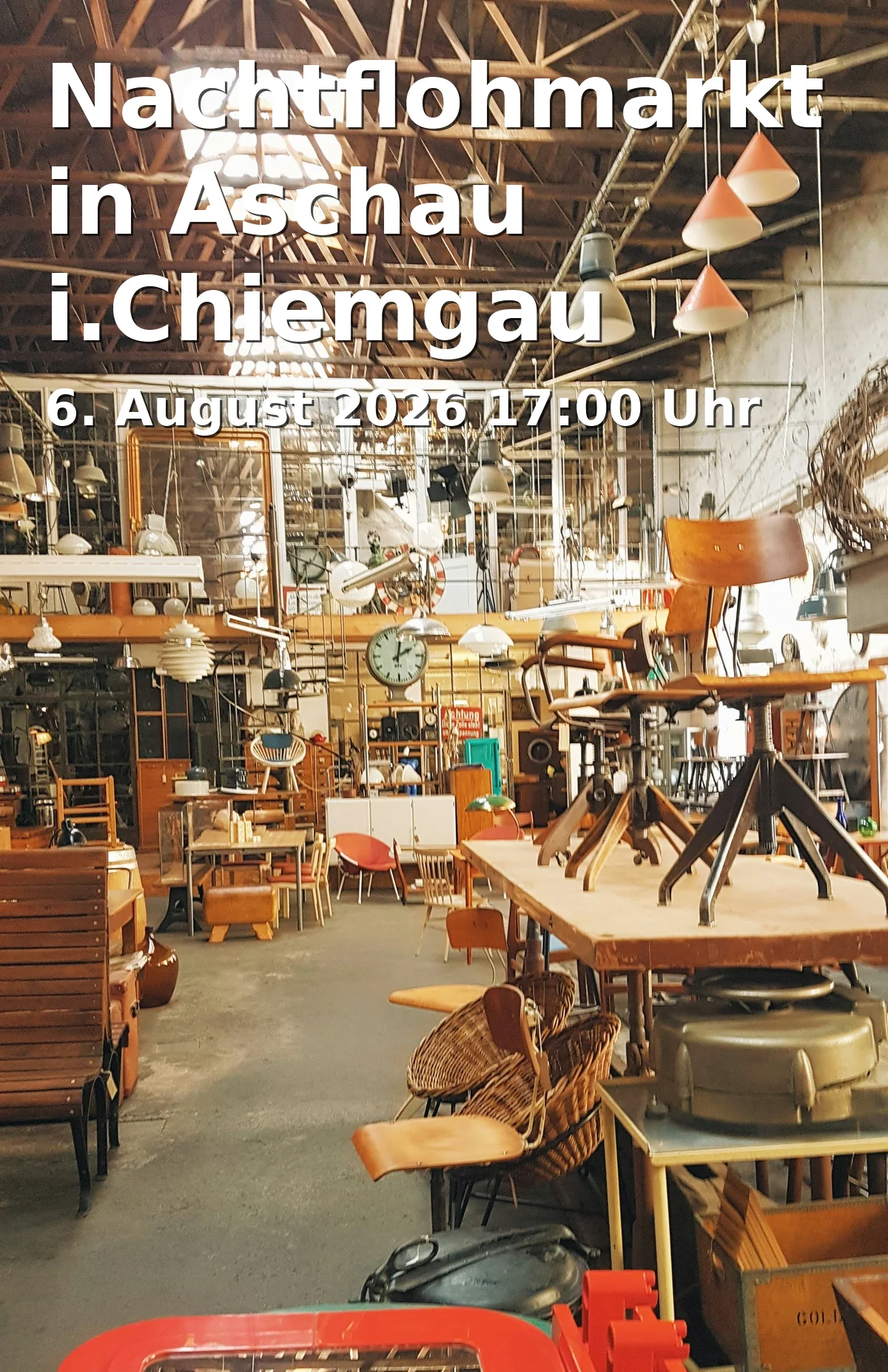 Event: Nachtflohmarkt in Aschau i.Chiemgau in Ratskeller, Kampenwandstraße 31, 83229 Aschau i.Chiemgau on 6. August 2026