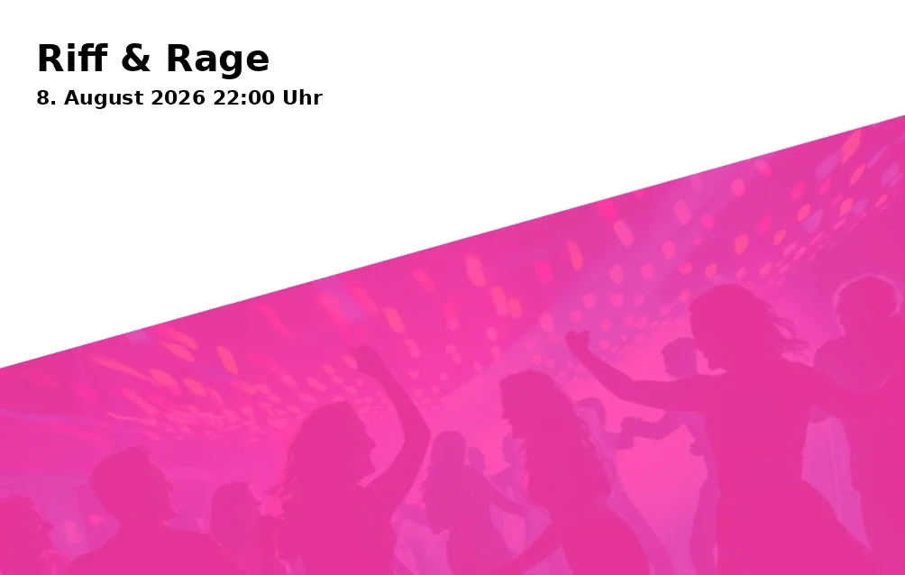 Event: Riff & Rage in Live-Club, Obere Sandstraße 7, 96049 Bamberg on 8. August 2026
