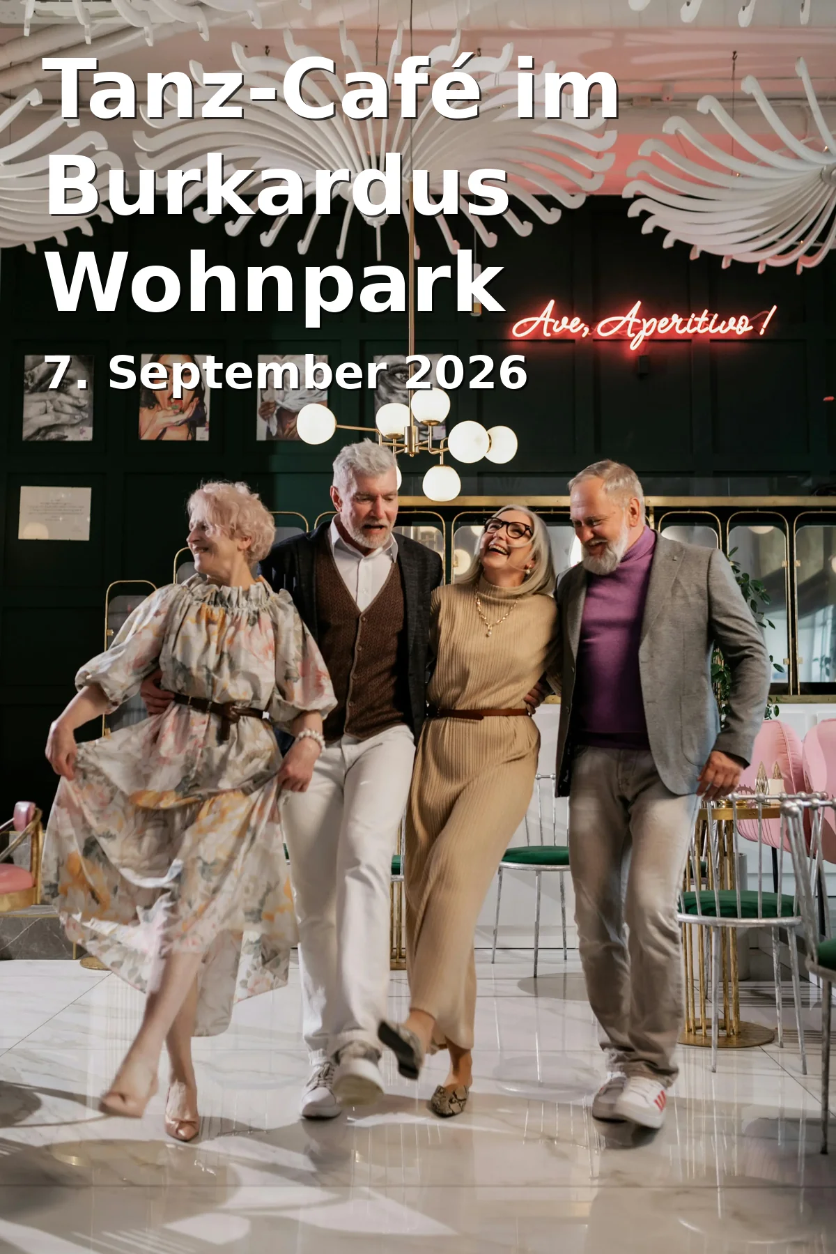 Event: Tanz-Café im Burkardus Wohnpark in Burkardus Wohnpark, Beispielstraße 1, 97688 Bad Kissingen on 7. September 2026