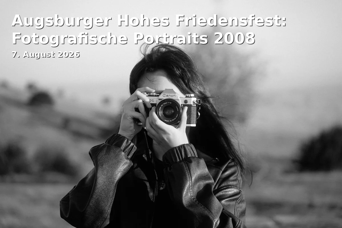 Event: Augsburg High Peace Festival: Photographic Portraits 2008 in Villa Schöne Felder, Augsburg on 7. August 2026