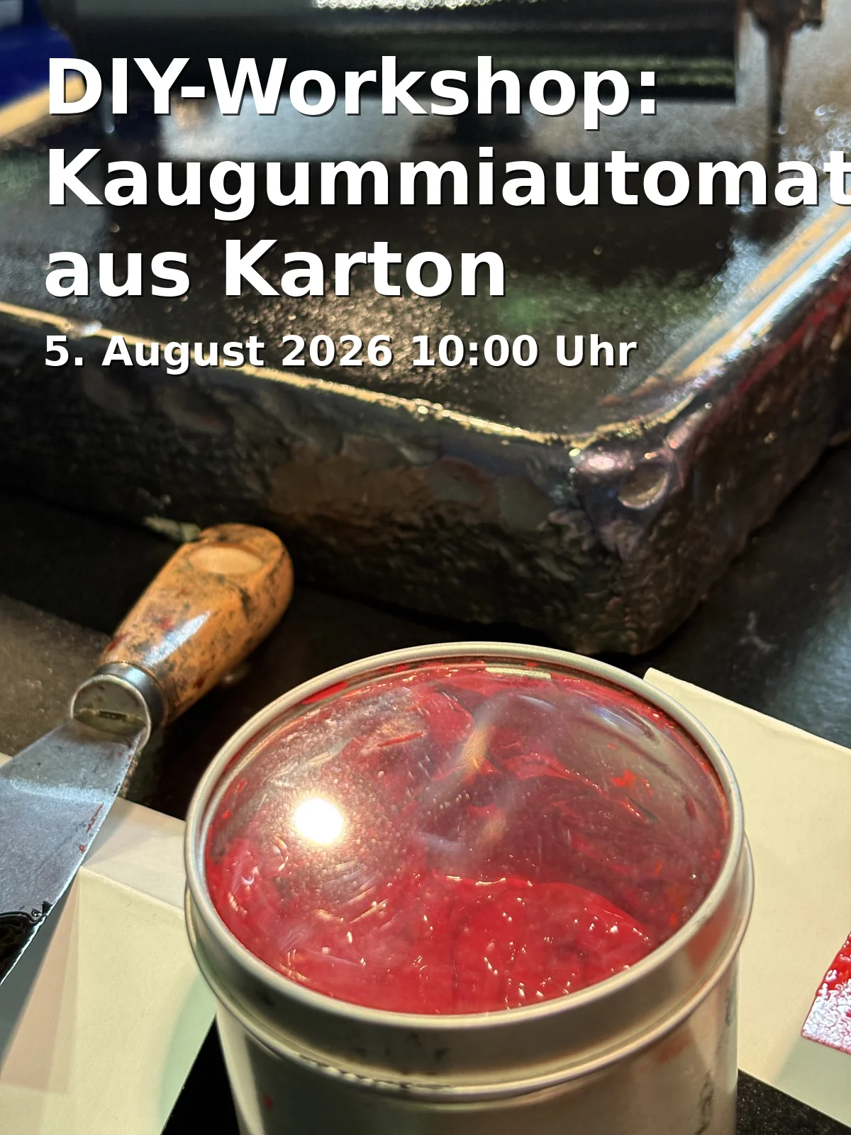 Event: DIY Workshop: Gumball Machine from Cardboard in Stadtbibliothek Braunschweig, Schloßplatz 2, 38100, Braunschweig on 5. August 2026