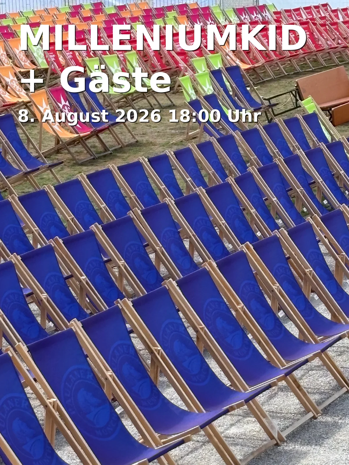 Event: MILLENIUMKID + Gäste in Backstage Arena Süd, Reitknechtstraße 6, 80639 München on 8. August 2026