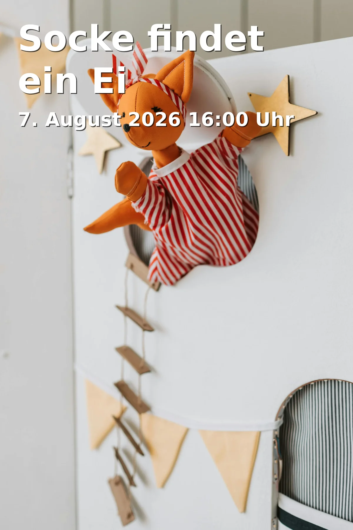 Event: Socke finds an Egg in Botanischer Garten, Eingang Bültenweg, 38106 Braunschweig on 7. August 2026