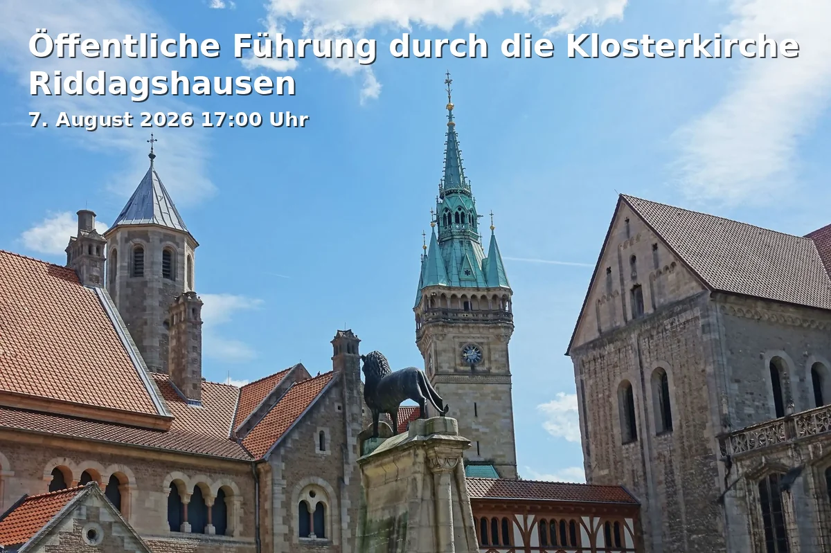 Event: Public Tour of the Riddagshausen Monastery Church in Klosterkirche St. Maria Riddagshausen, Klostergang 65, 38104, Braunschweig on 7. August 2026