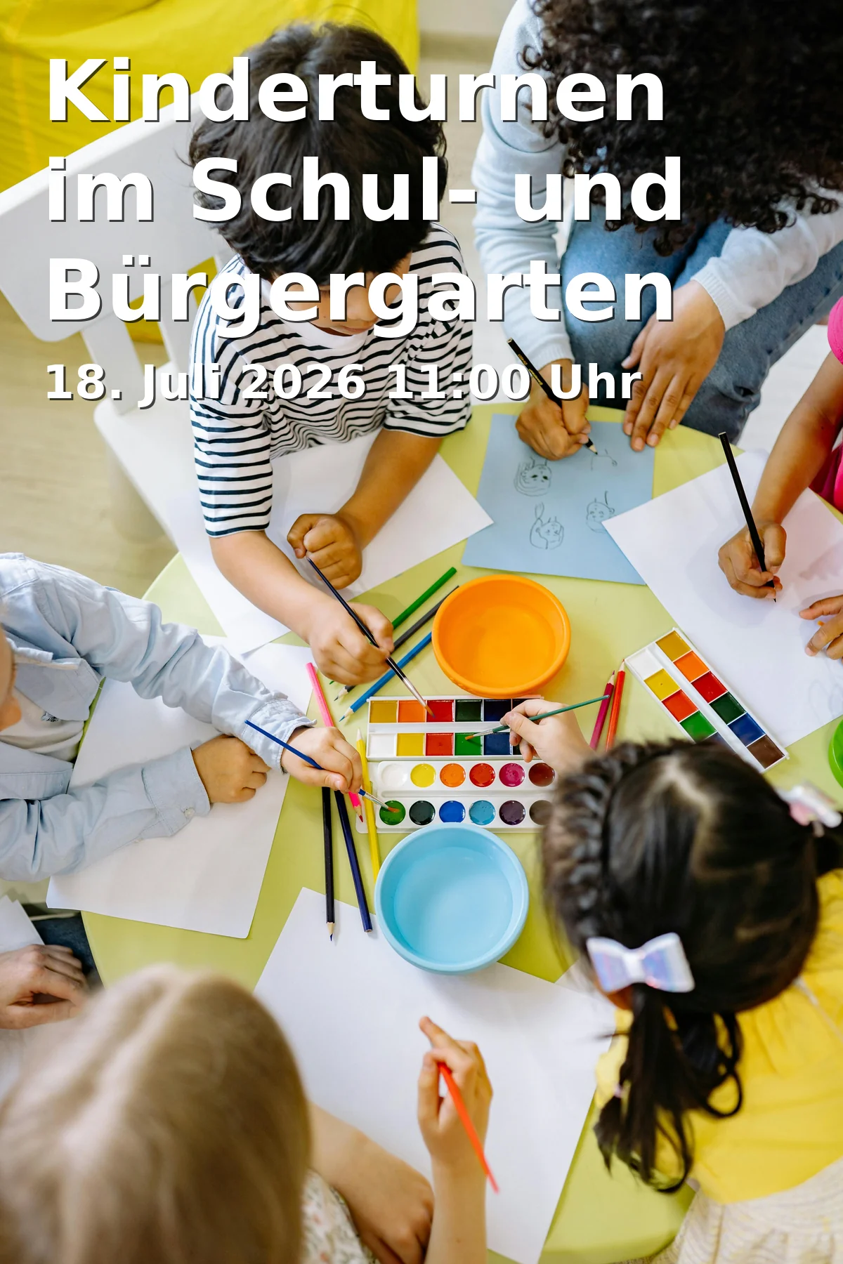 Event: Children's Gymnastics in the Dowesee School and Community Garden in Schul- und Bürgergarten Dowesee, Doweseeweg 1, 38112 Braunschweig on 18. July 2026
