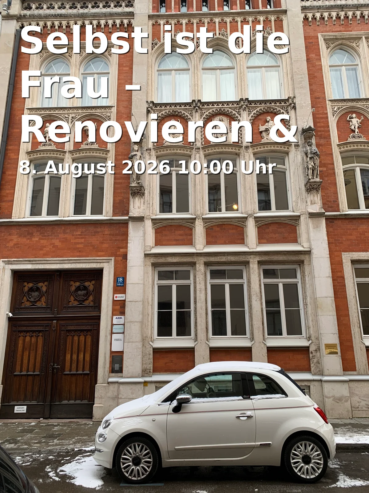 Event: Self is the Woman – Renovate & Design in makerspace Braunschweig, Hamburger Str. 49, 38114, Braunschweig on 8. August 2026