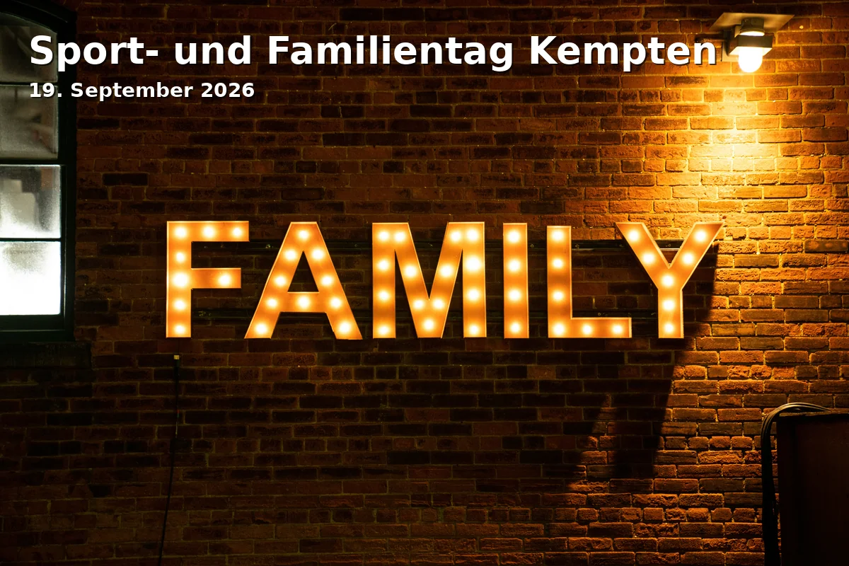 Event: Sport- und Familientag Kempten in Kemptener Innenstadt, Kempten on 19. September 2026