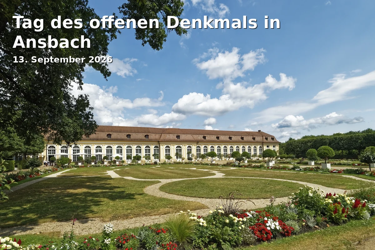 Event: Tag des offenen Denkmals in Ansbach in Johann-Sebastian-Bach-Platz, Ansbach on 13. September 2026