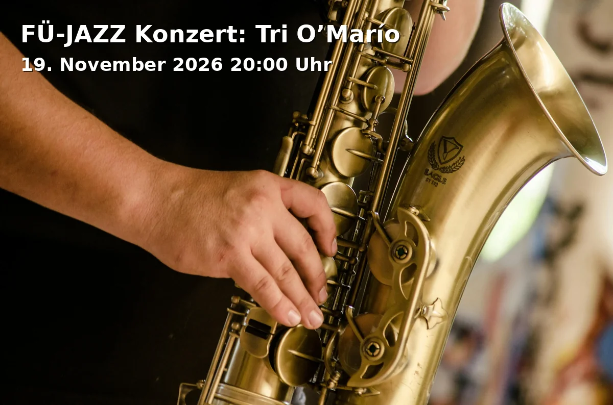 Event: FÜ-JAZZ Concert: Tri O’Marío in Babylon Kino am Stadtpark, Nürnberger Straße 3, 90762 Fürth on 19. November 2026