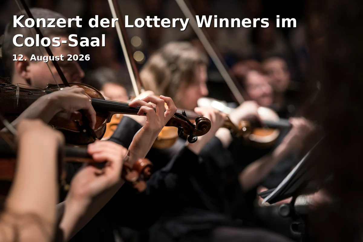 Konzert der Lottery Winners im Colos-Saal
