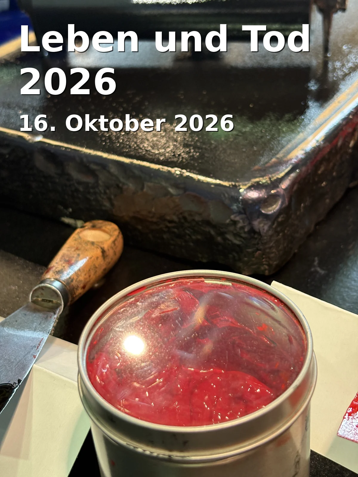 Event: Leben und Tod 2026 in Messe Freiburg - SICK-Arena, Europaplatz 1, 79108 Freiburg on 16. Oktober 2026