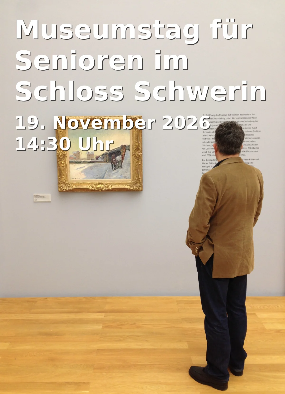 Event: Museum Day for Seniors at Schwerin Castle in Schloss Schwerin, Lennéstraße1, 19053, Schwerin on 19. November 2026