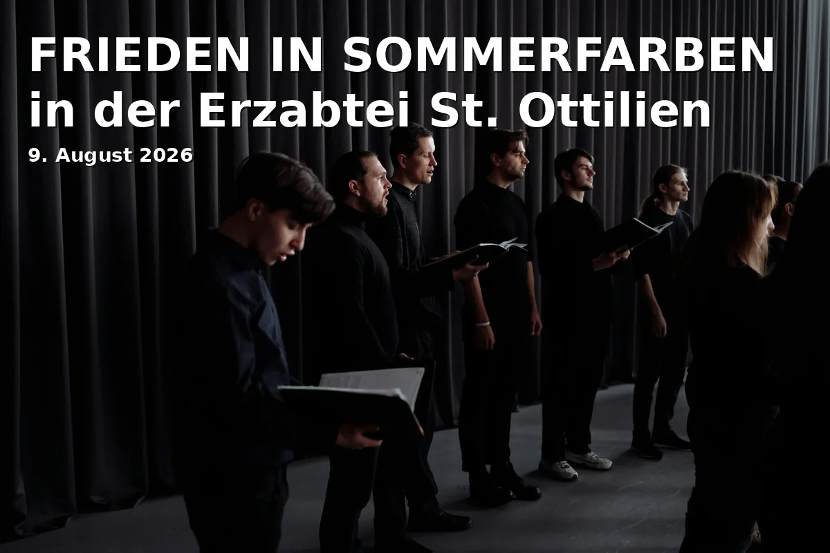 Event: FRIEDEN IN SOMMERFARBEN in der Erzabtei St. Ottilien in Erzabtei St. Ottilien, St. Ottilien 1, Eresing on 9. August 2026