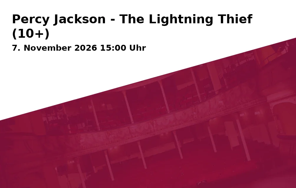 Event: Percy Jackson - The Lightning Thief (10+)