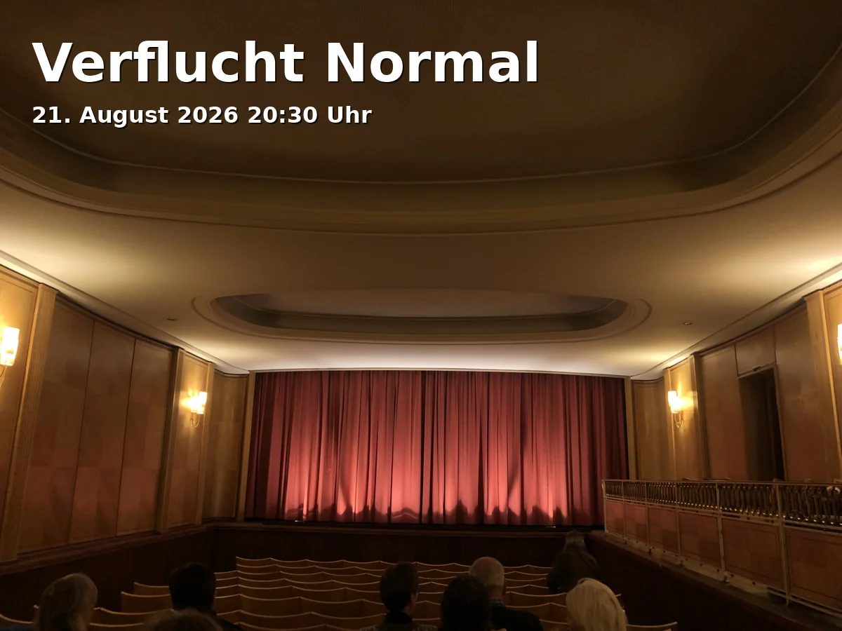 Event: Cursed Normal in Freilichtbühne im Stadtpark Fürth, Nürnberger Str. 159, 90762 Fürth on 21. August 2026