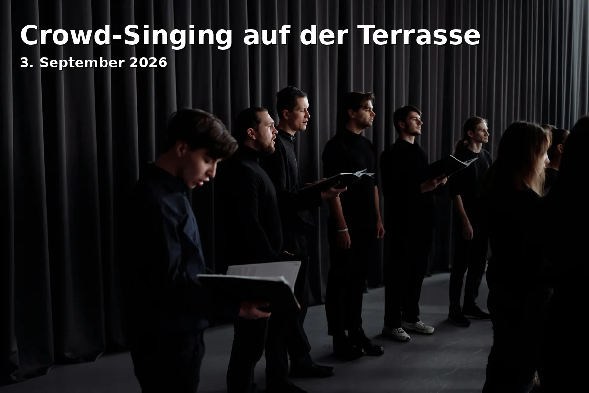 Event: Crowd-Singing auf der Terrasse in Stadthalle Fürth, Rosenstraße 50, 90762 Fürth on 3. September 2026