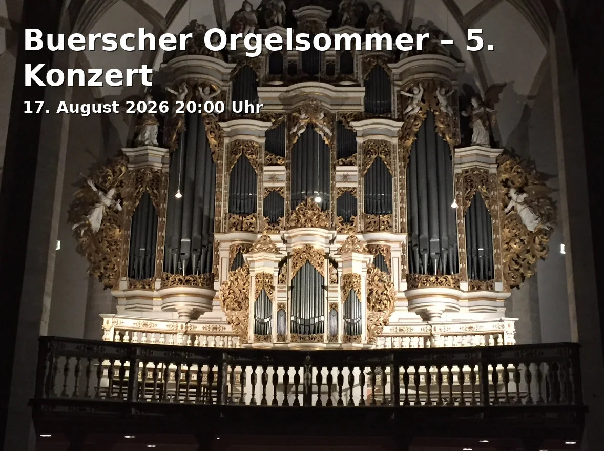 Event: Buerscher Orgelsommer – 5. Konzert in Propsteikirche St. Urbanus, Sankt-Urbanus-Kirchplatz 1, Gelsenkirchen on 17. August 2026