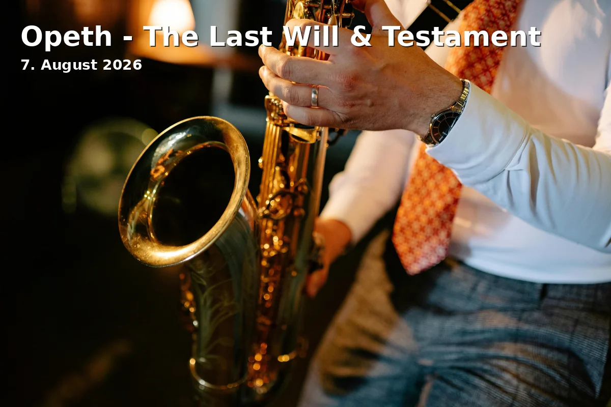 Event: Opeth - The Last Will & Testament