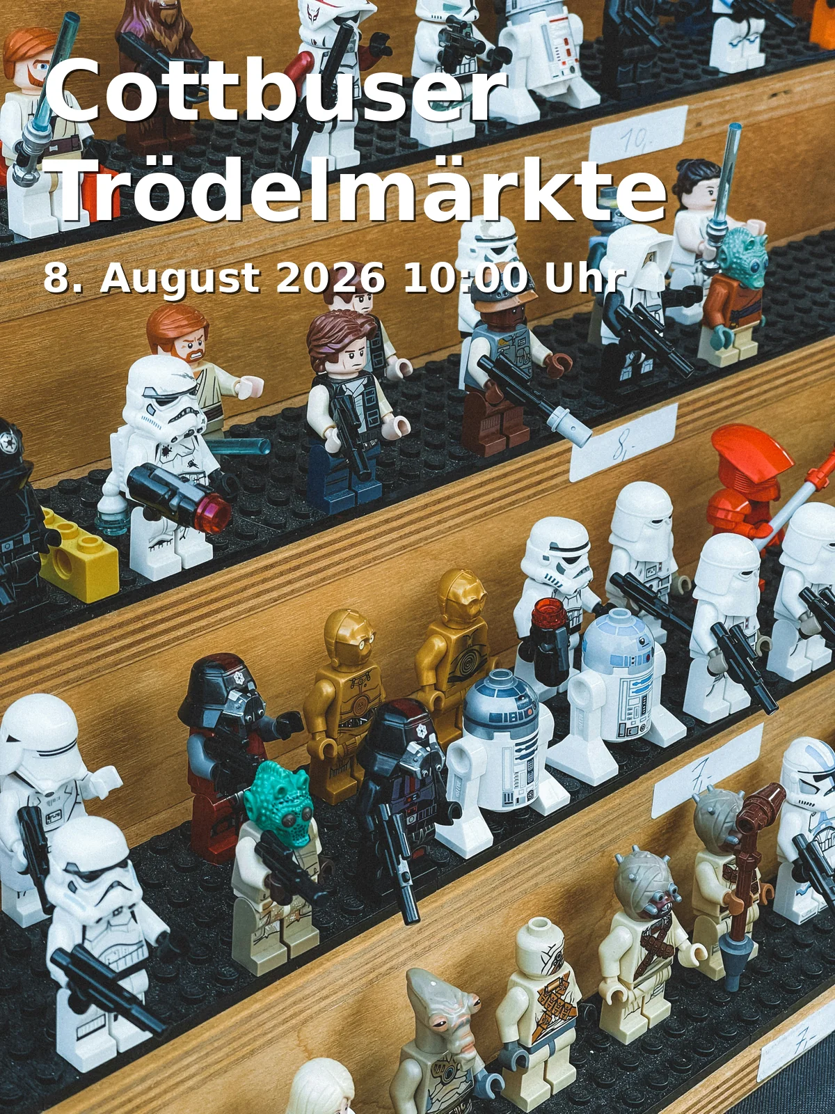 Event: Cottbuser Trödelmärkte in Zuschka-Ernst-Mucke-Platz, Madlower Hauptstraße 10, 03050 Cottbus on 8. August 2026