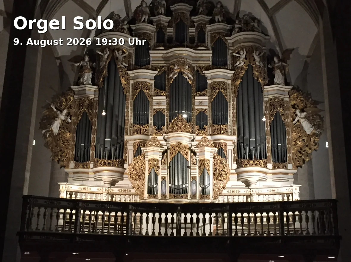 Event: Orgel Solo in Prälat-Miller-Weg 3, 80331 München on 9. August 2026